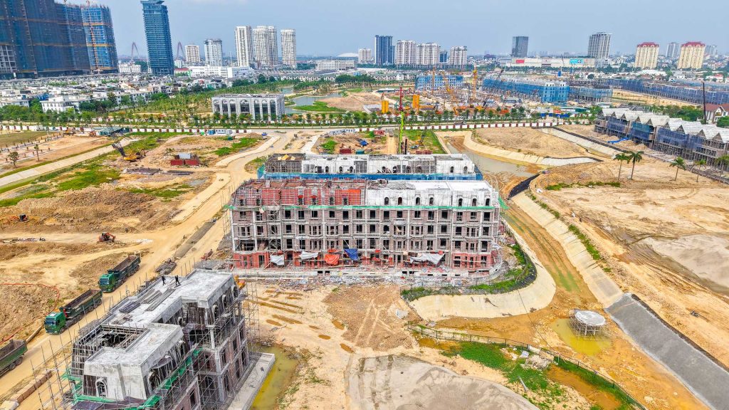 Tiến độ xây dựng liền kề thương mại The Windsor